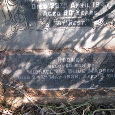 RAPSON Joseph Henry Sommers -1944 &amp; Mary Lavinia -1947 :: MADSEN Rodney -1936