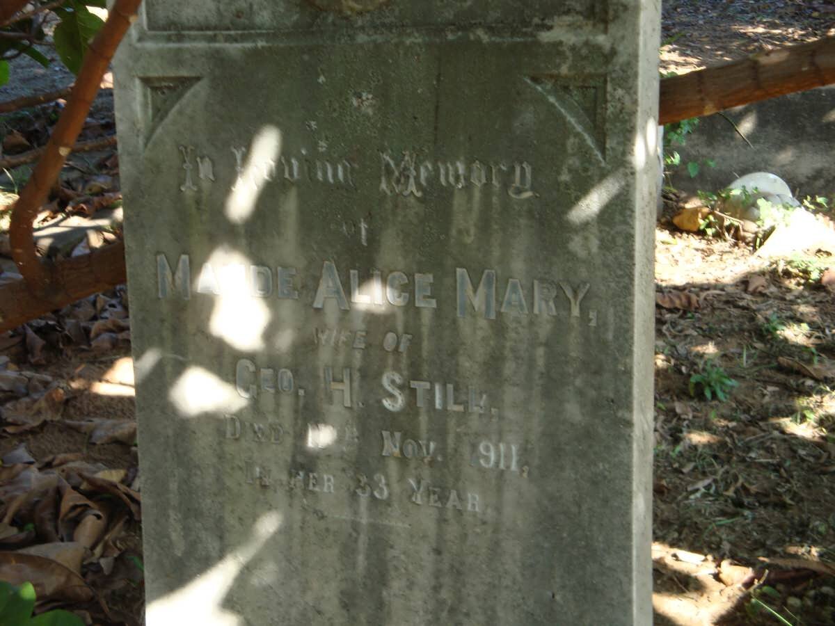 STILL Maude Alice Mary -1911