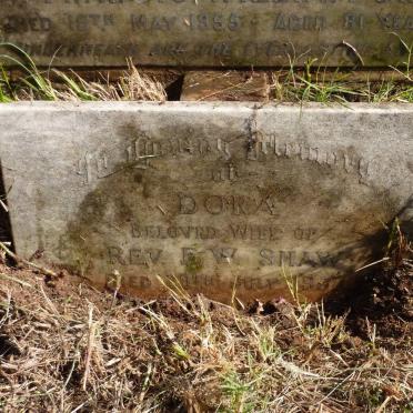 SHAW John -1917 :: SHAW Hope -1987 :: SHAW Dora -19?? :: SHAW Francis William -1955