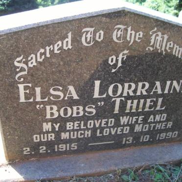 THIEL Elsa Lorraine 1915-1990