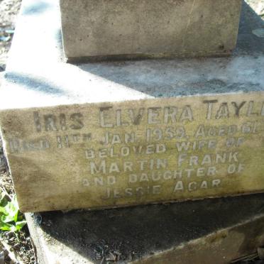 TAYLER Iris Elvera -1959