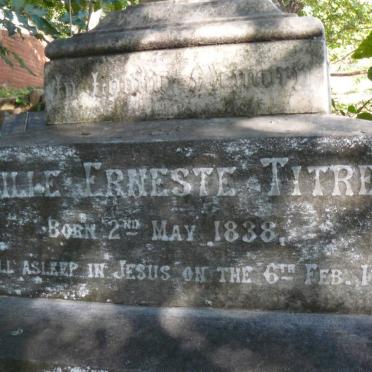 TITREN Achille Ernest 1838-1904 &amp; Julia Maria -1931 :: WATTS Madoline Therese nee TRITEN