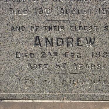 TAYLOR John 1853-1934 &amp; Amelia 1851-1921 :: TAYLOR Andrew -1938