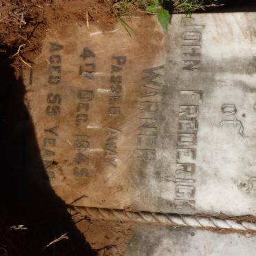 WARNER John Frederick -1945