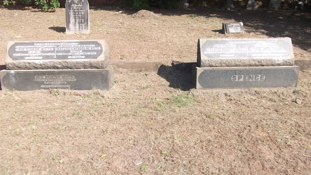 WHITE John Dunbar 1883-1958 &amp; Matilda Gwendoline 1891-1975 :: WHITE John Brunton -1940