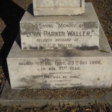 WALLER John Parker -1906