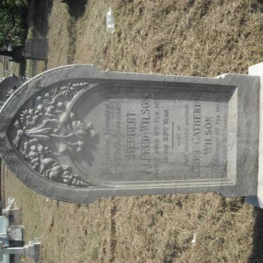 WILSON Herbert Alfred -1927 &amp; Louise Catherine -1952