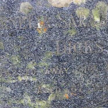 DICKS Cornelia Sarah Palmer -1960