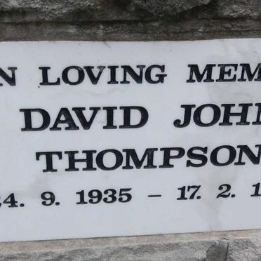 THOMPSON David John 1935-1999