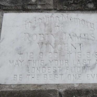 VINCENT Robin James 1928-1991