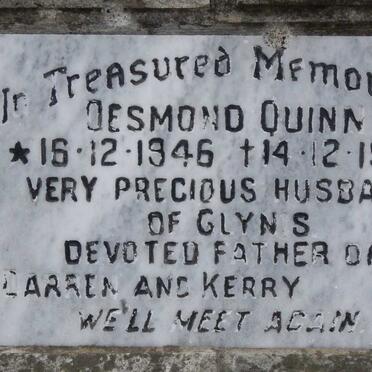 QUINN Desmond 1946-1983