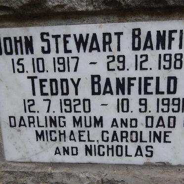 BANFIELD John Stewart 1917-1984 &amp; Teddy 1920-1991