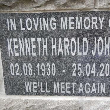 JOHNS Kenneth Harold 1930-2015