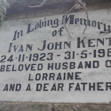 KENT Ivan John 1923-1989