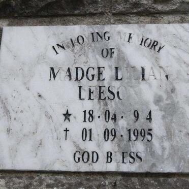 LEESON Madge Lilian 1914-1995