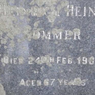 SOMMER Heinrich -1969