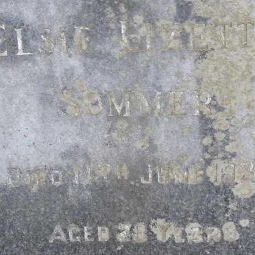 SOMMER Heinrich -1969 :: SOMMER Elsie Lizetta nee SCHWEGMANN -1938