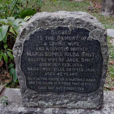 SMIT Maria Sophia Hilda 1894-1936