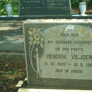 VILJOEN Hendrik Johannes 1920-1965