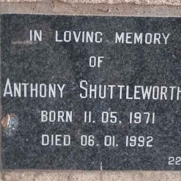 SHUTTLEWORTH Anthony 1971-1992