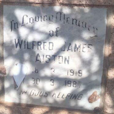 AISTON Wilfred James 1919-1987