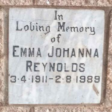 REYNOLDS Emma Johanna 1911-1989