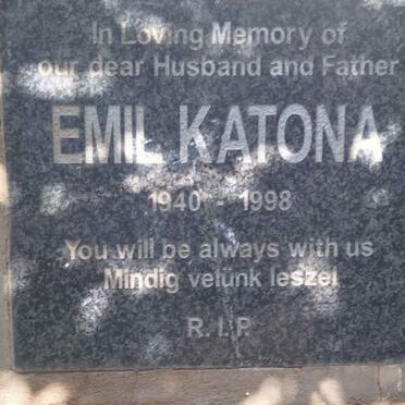 KATONA Emil 1940-1998