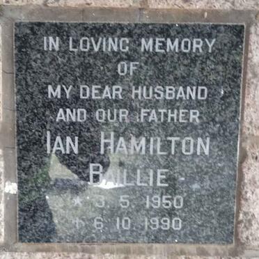 BAILLIE Ian Hamilton 1950-1990