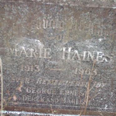 HAINES Marie 1913-1963