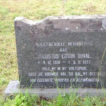 DUVAL Augustus Edwin 1931-1977