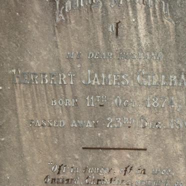 GILLBANKS Herbert James 1874-1904