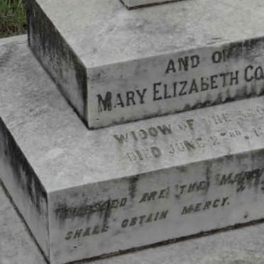 COOKE Mary Elizabeth nee SPENCE -1893
