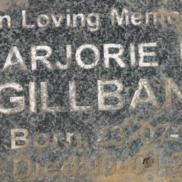 GILLBANKS Marjorie Lucy nee CROUCH 1923-2005