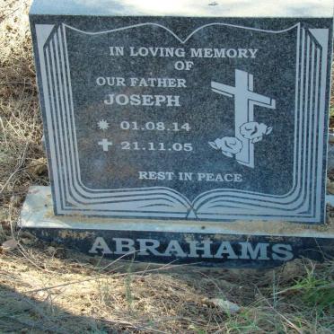 ABRAHAMS Joseph 1914-2005