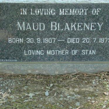 BLAKENEY Maud 1907-1973