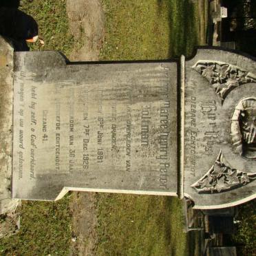 BOLTMAN Adriaan Maree Henry Peter 1891-1926