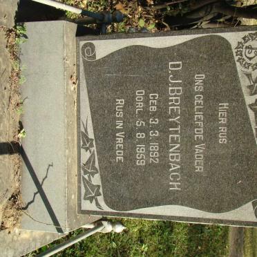 BREYTENBACH D.J. 1892-1959