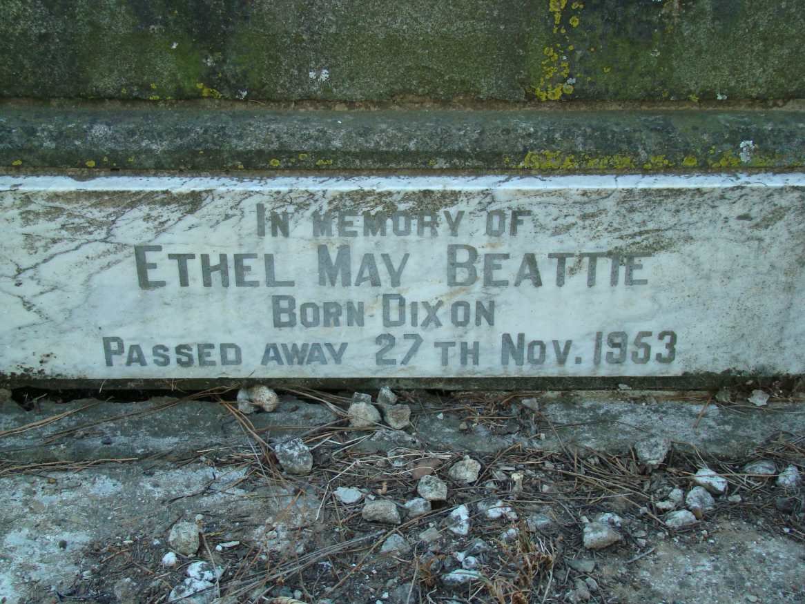 BEATTIE Ethel May nee DIXON -1953