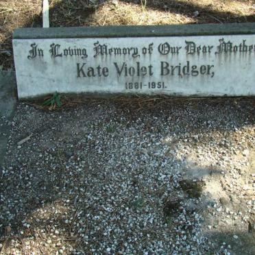 BRIDGER Kate Violet 1881-1951