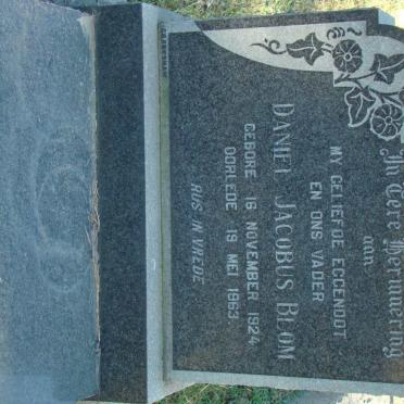 BLOM Daniel Jacobus 1924-1963