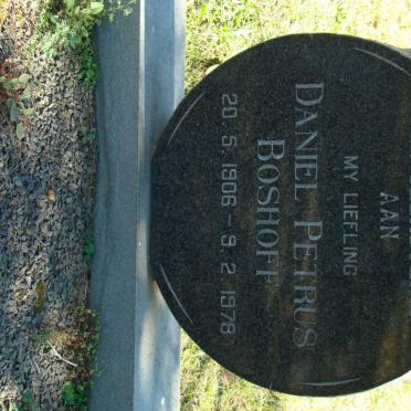 BOSHOFF Daniel Petrus 1906-1978