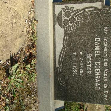 BESTER Daniel Coenraad 1888-1955