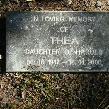 CHAMBERLAIN Thea 1917-2000