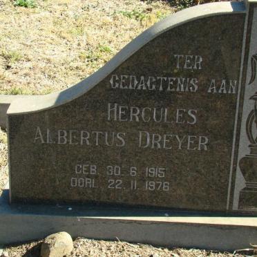 DREYER Hercules Albertus 1915-1976