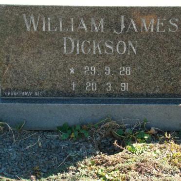 DICKSON William James 1928-1991