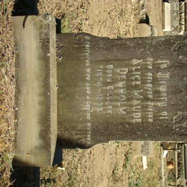 DENHOLM Alice Maude nee GILLARE 1874-1933