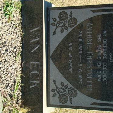 ECK Antonie Christoffel, van 1928-1977