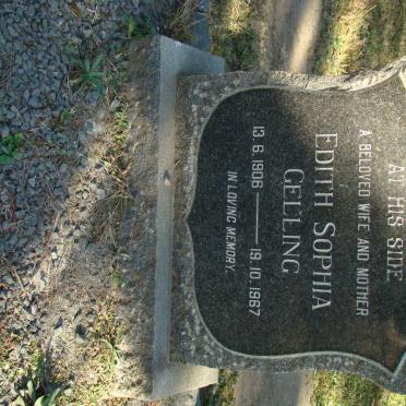 GELLING Edith Sophia 1906-1967