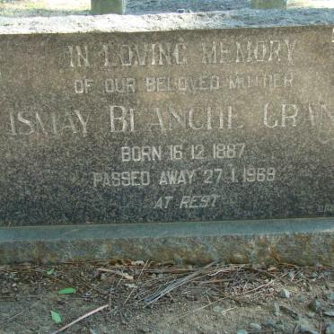GRANT Ismay Blanche 1887-1969