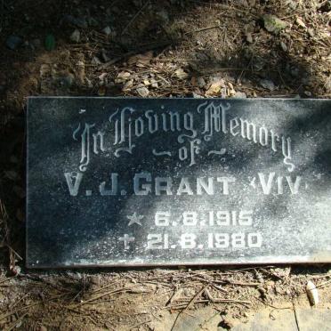GRANT V.J. 1915-1980